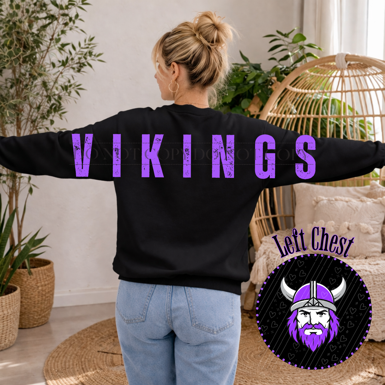 Vikings Large Back