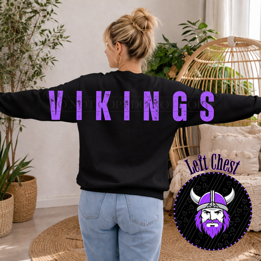 Vikings Large Back