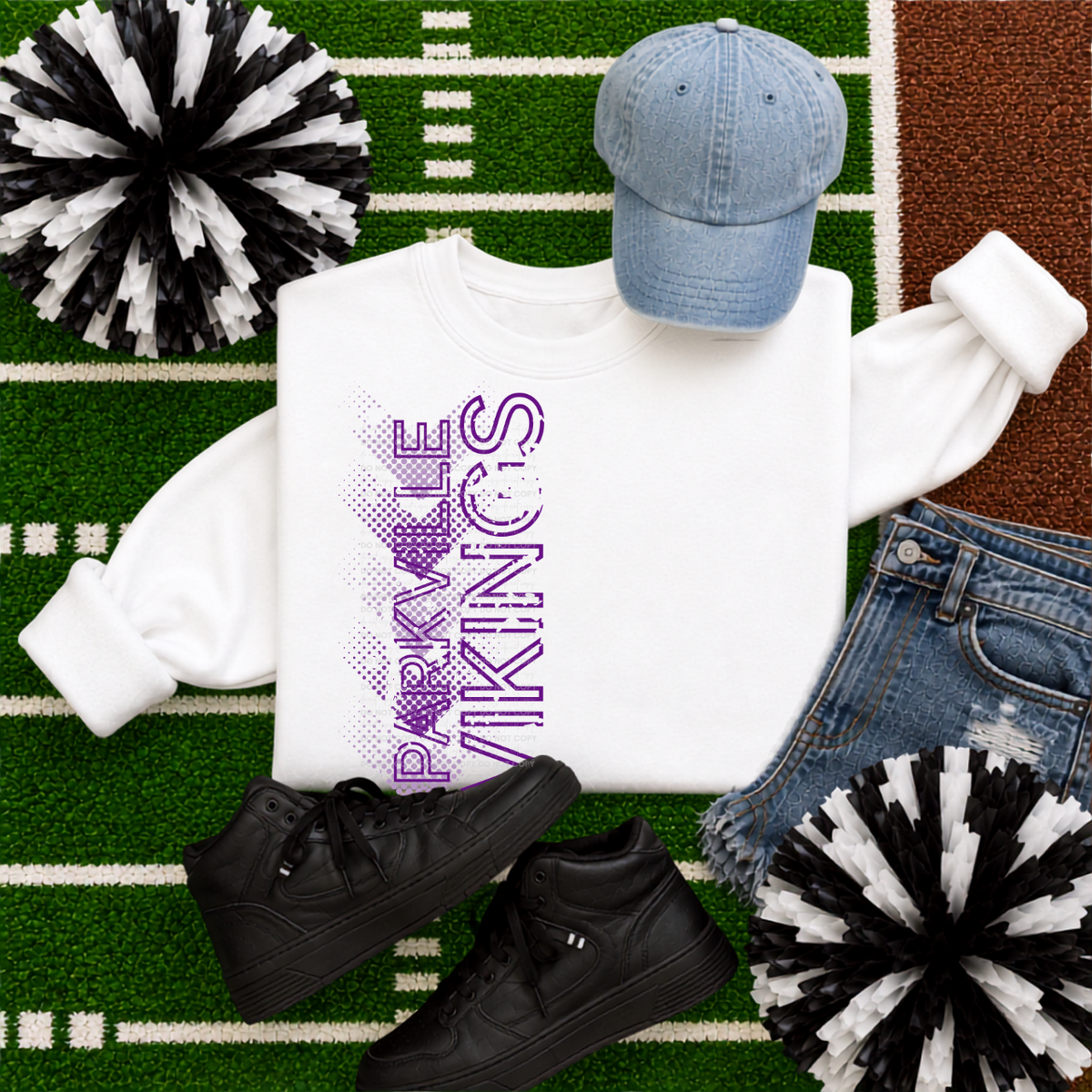 Vikings Purple Fade