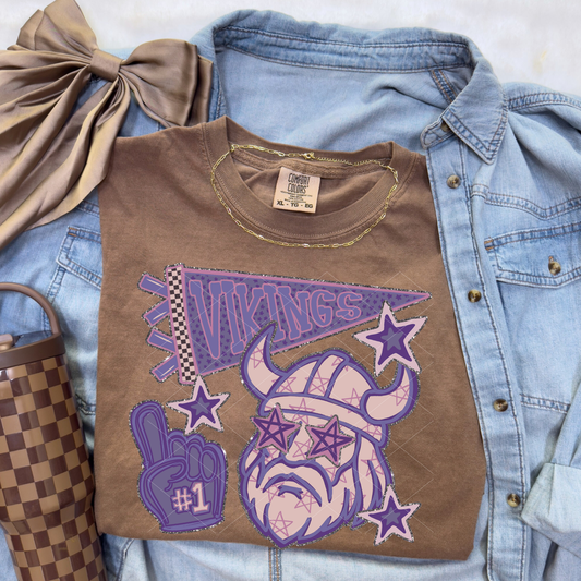 Vikings Retro Star Pennant