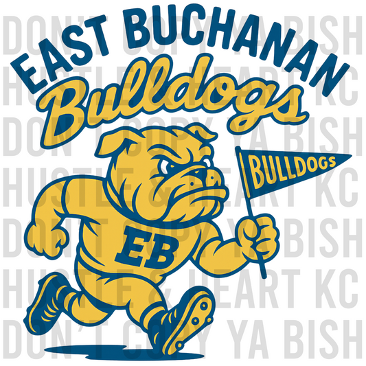 Vintage East Buchanan Bulldogs PNG