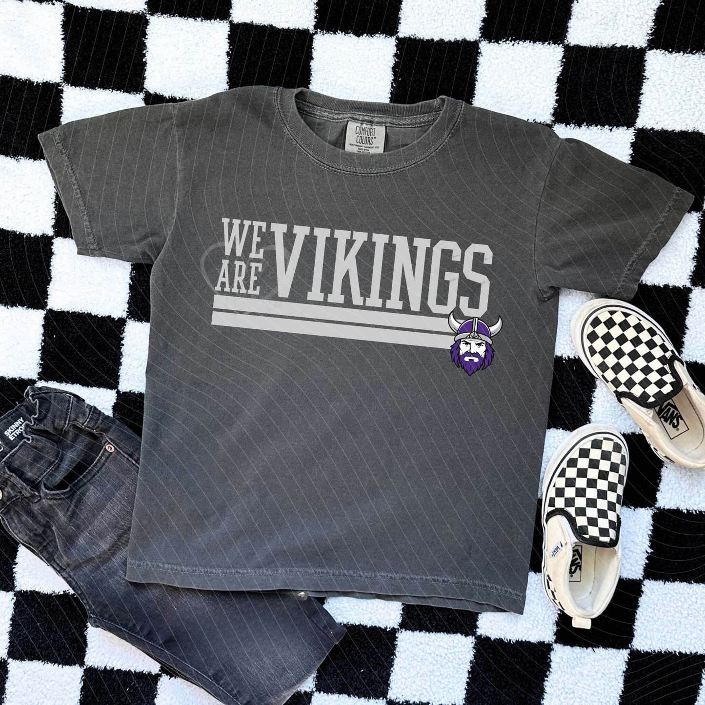We are Vikings Logo Head Youth