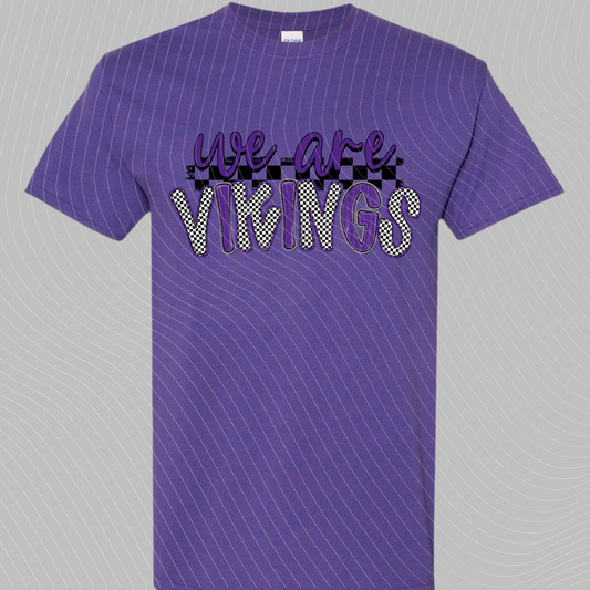 We are Vikings Checkered Doodle