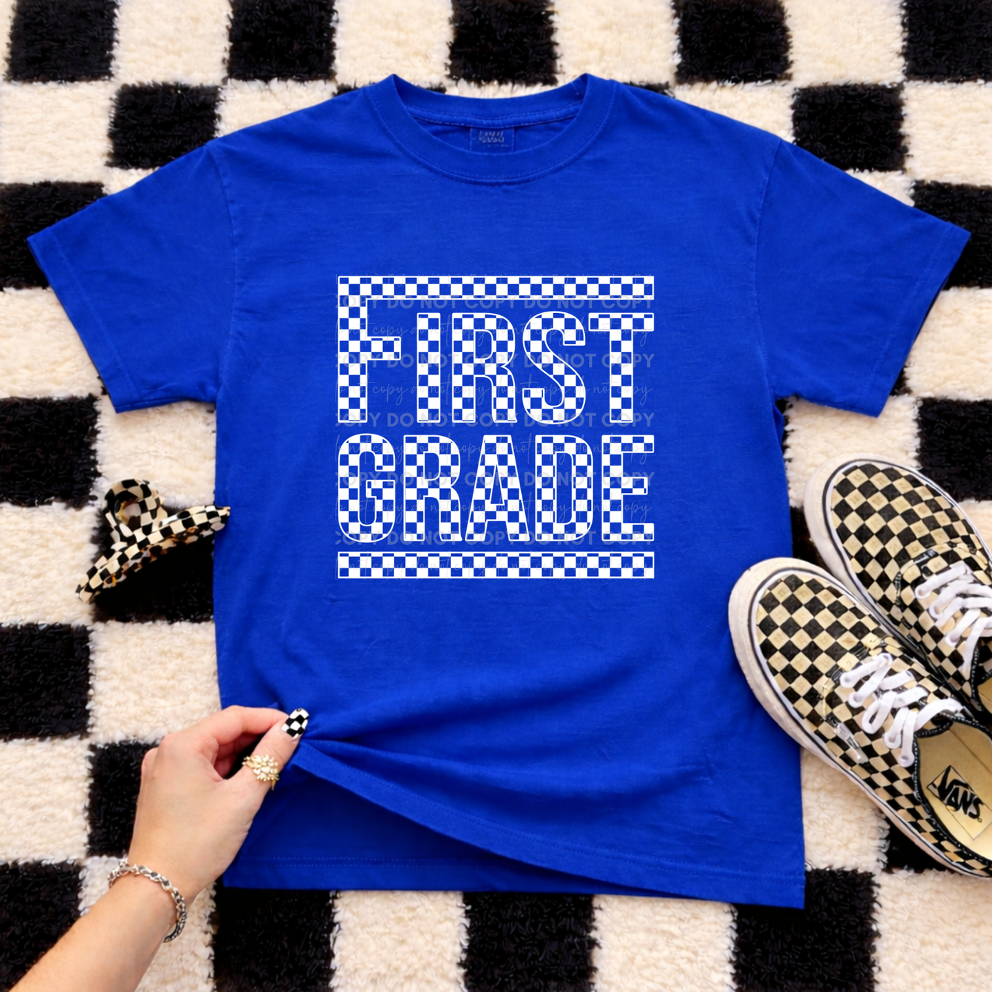 White Checkmate Grades Youth T-Shirt