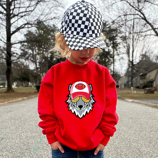 Youth Kansas City Wolf Cap Mascot
