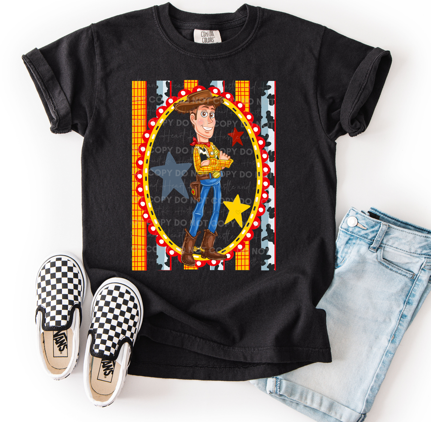 Woody Western Character Comfort Colors T-Shirt