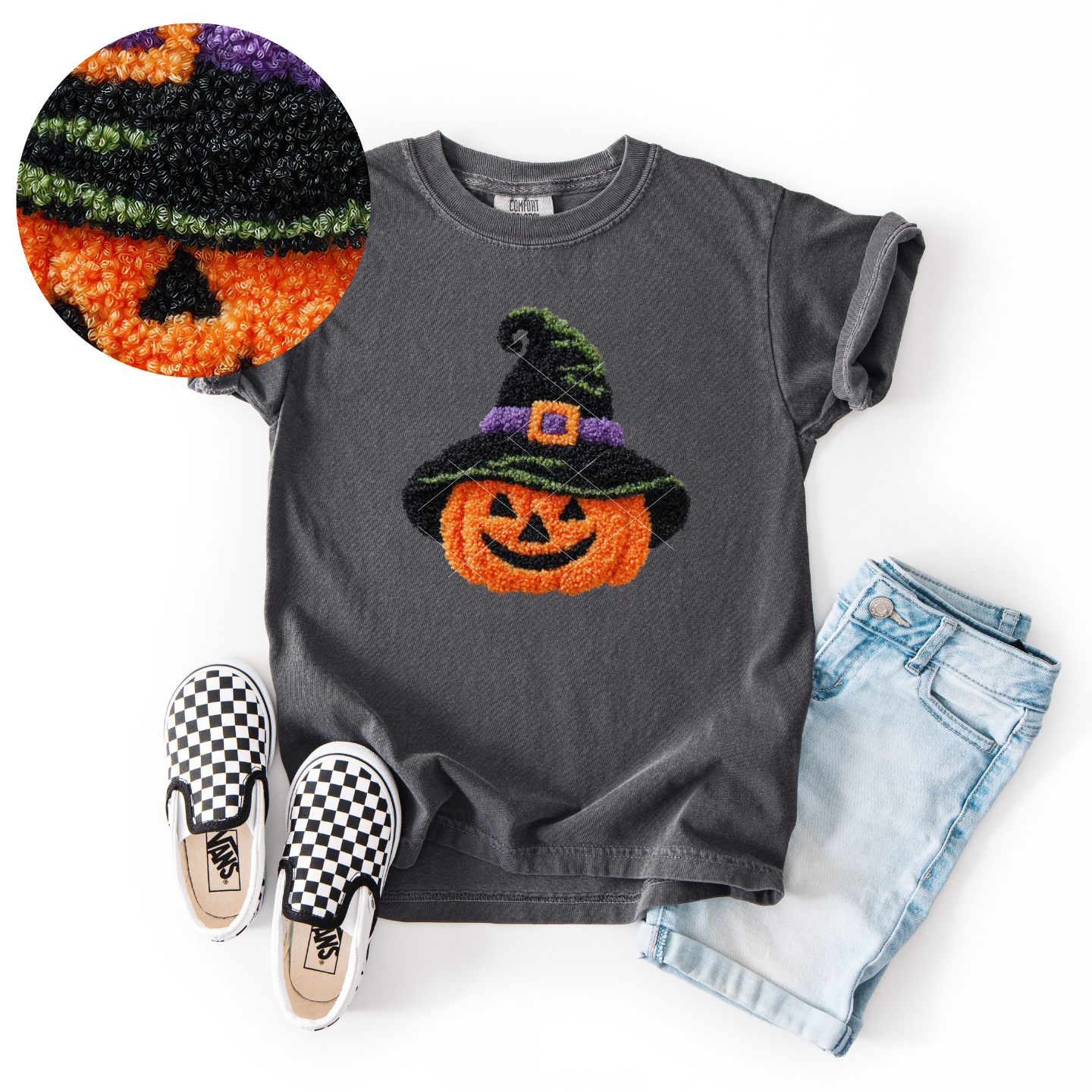 Youth Yarn Witchy Pumpkin