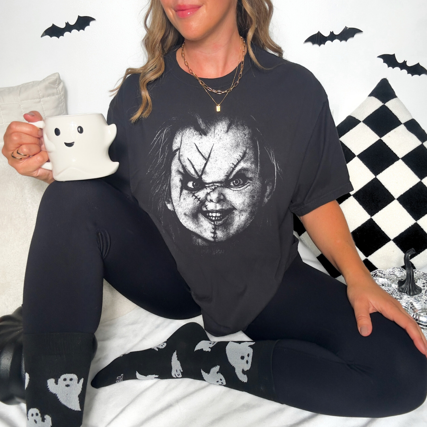 Halloween Horror Face Tee (Youth)