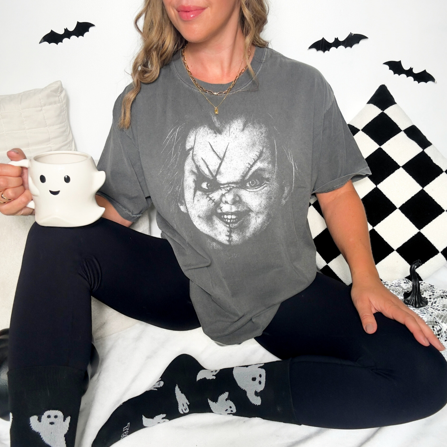 Halloween Horror Face Tee (Youth)