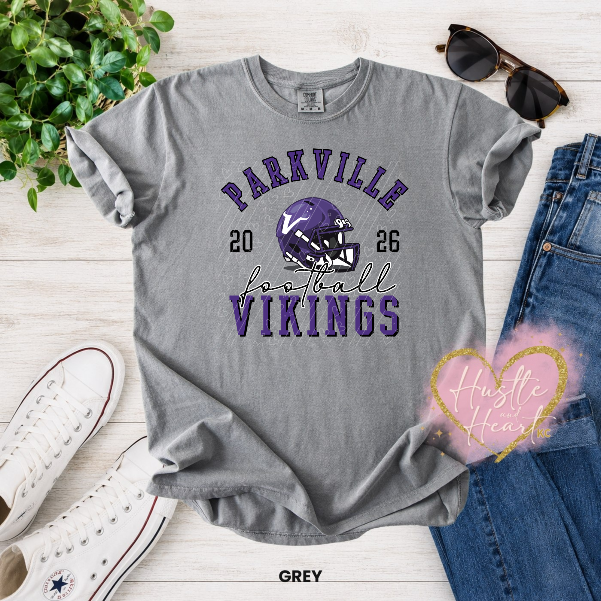 Arched Parkville Vikings Est.