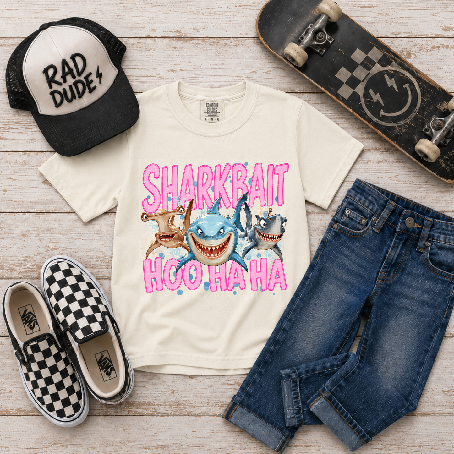 Shark Bail Hoo Ha Ha - Pink Youth