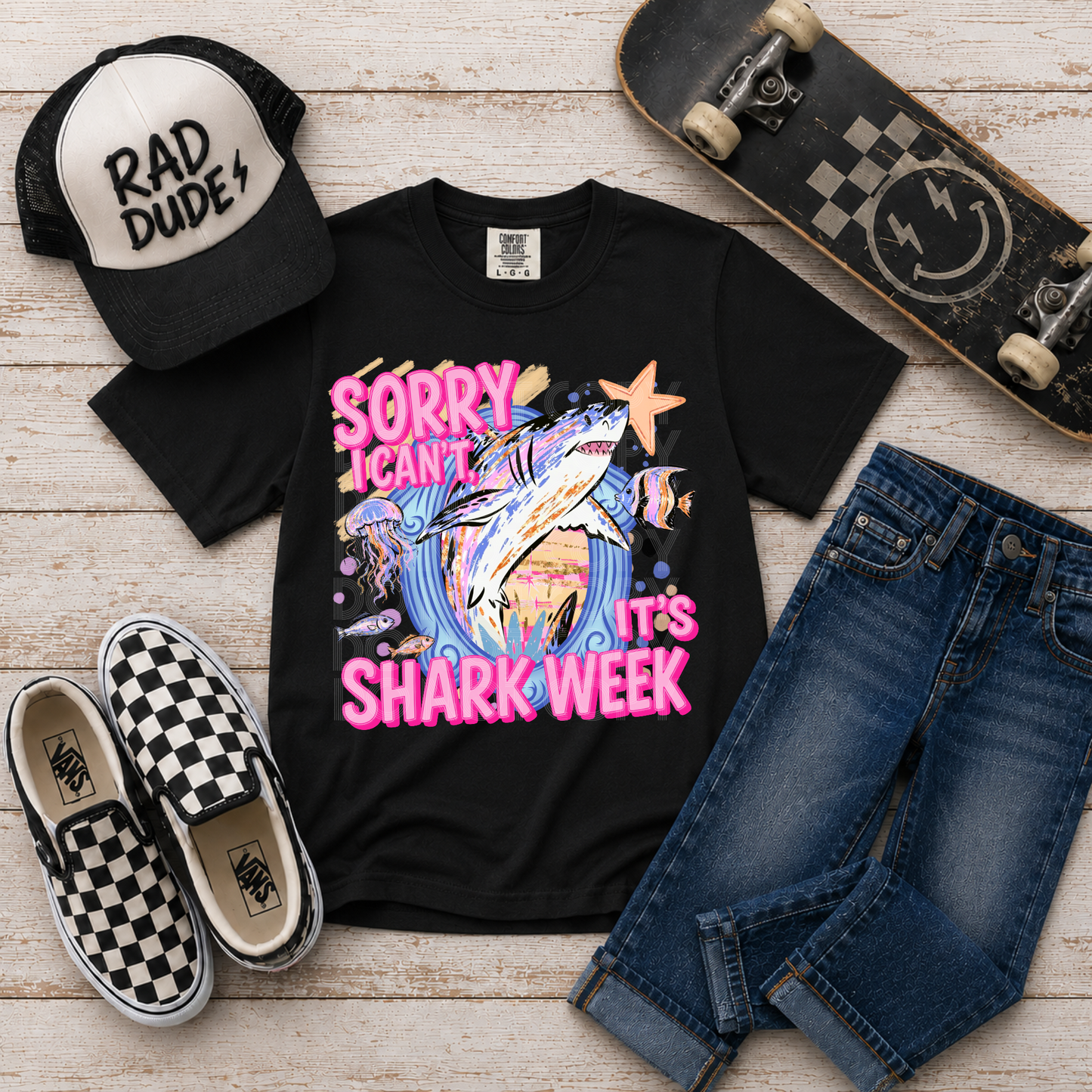 Sorry I can't, It's Shark Week Youth
