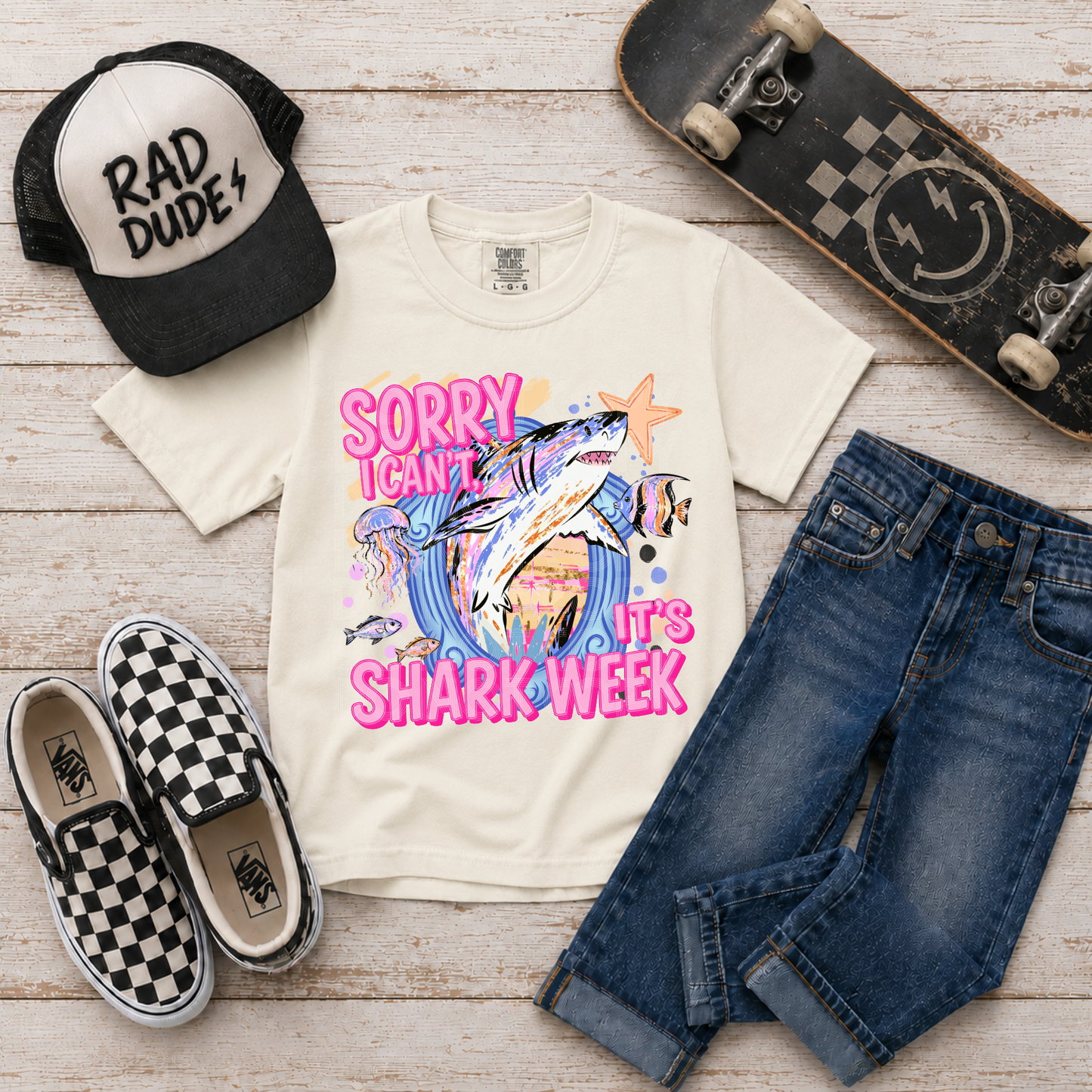 Sorry I can't, It's Shark Week Youth