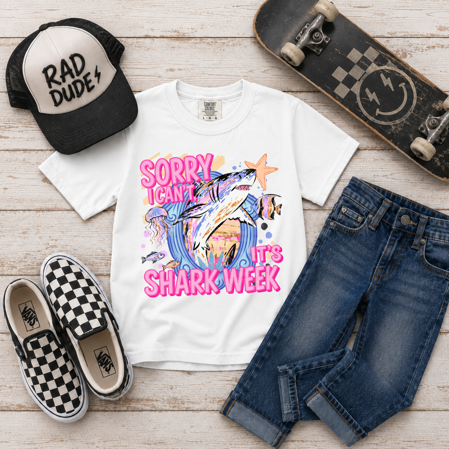 Sorry I can't, It's Shark Week Youth