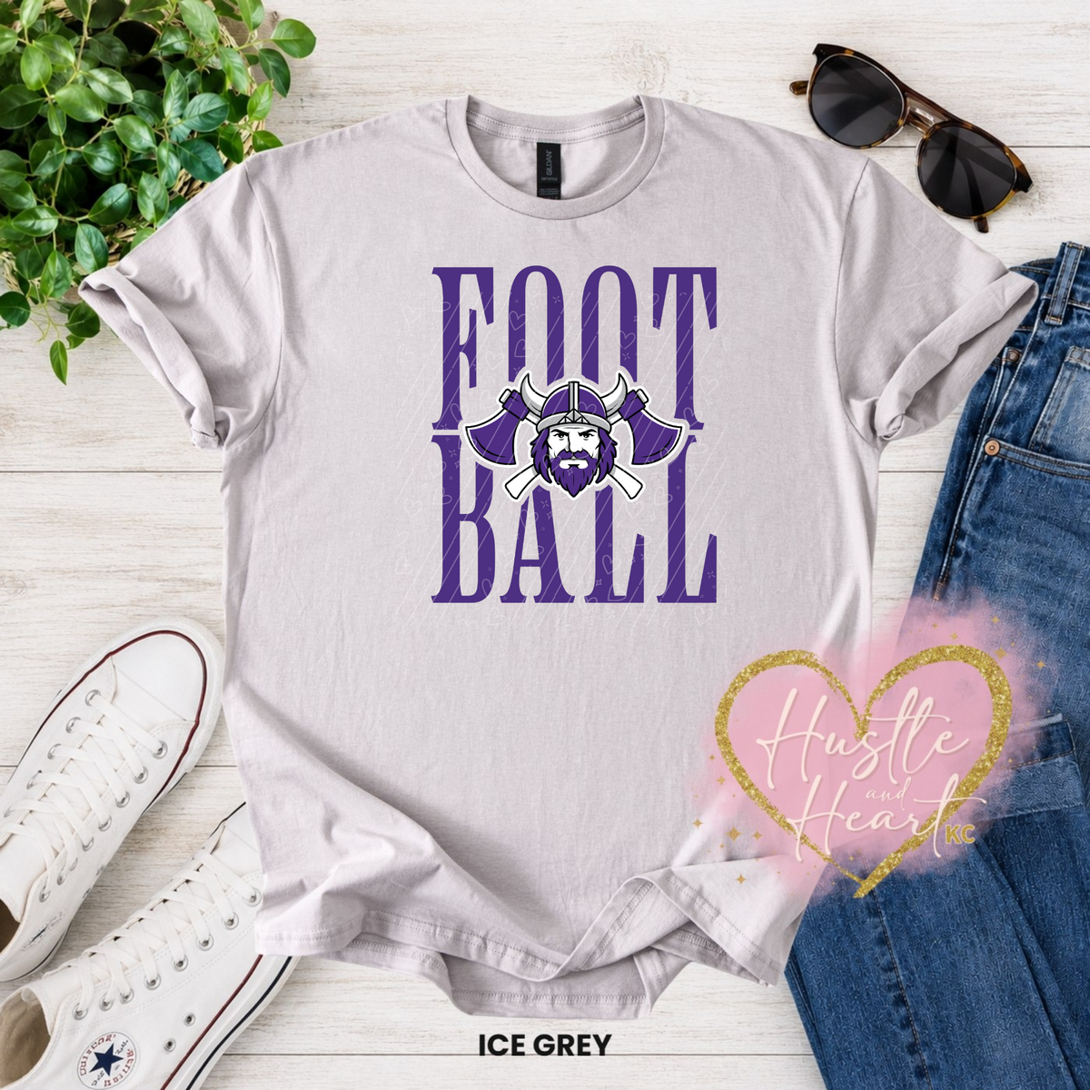 Vikings Football Tall Logo