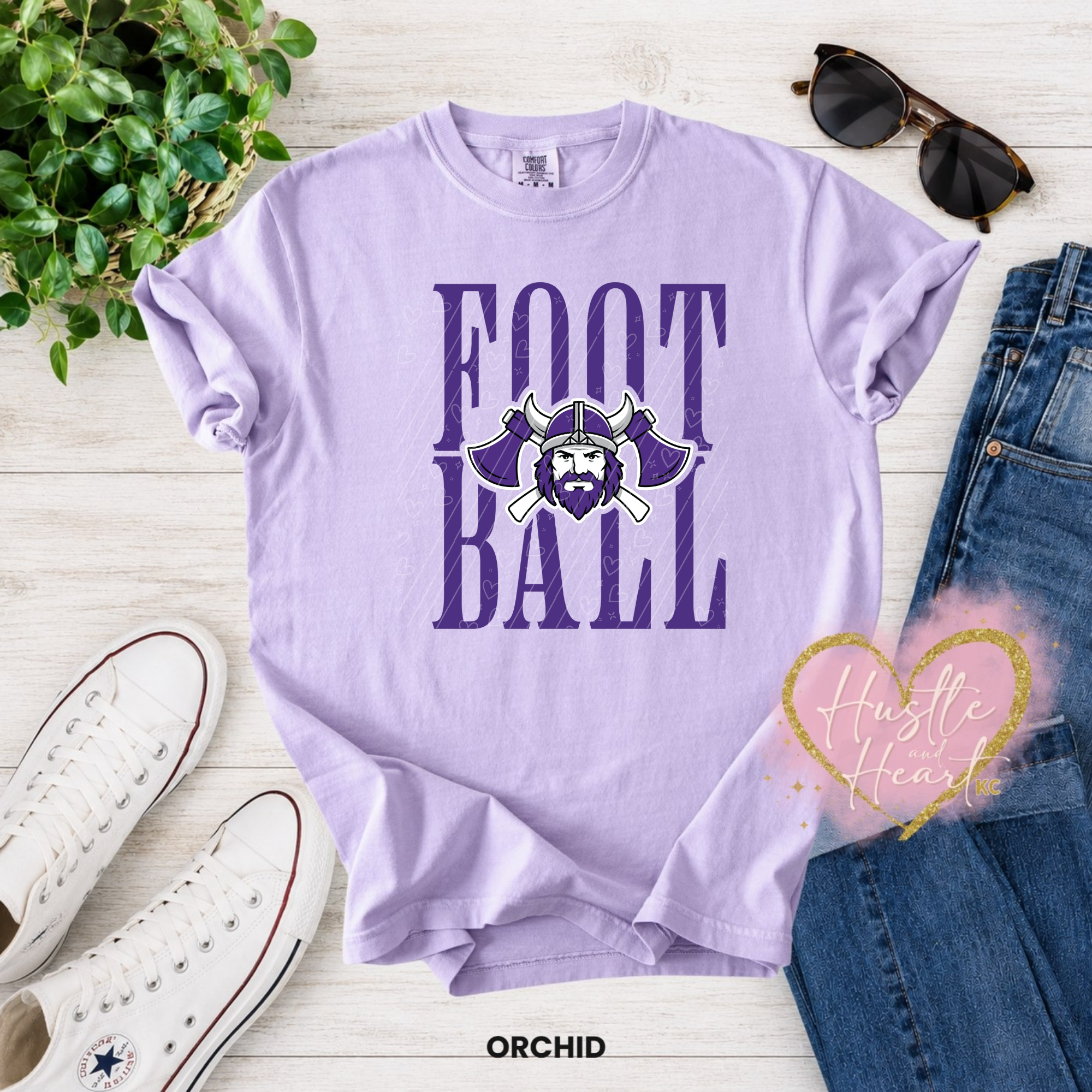 Vikings Football Tall Logo